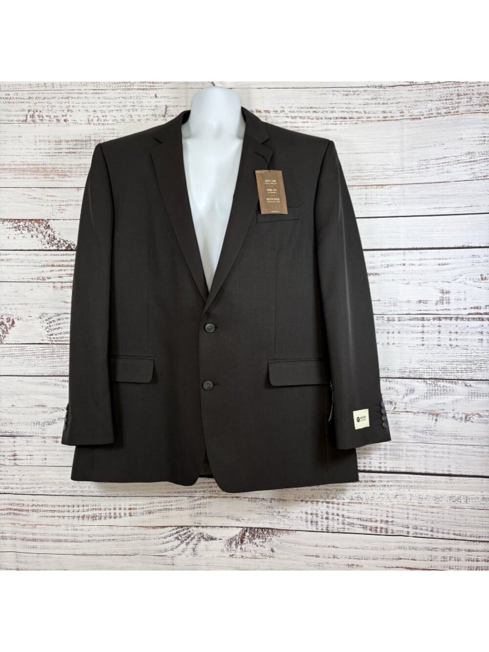 Haggar Black Travel Performance Classic Fit Wrinkle Free Blazer